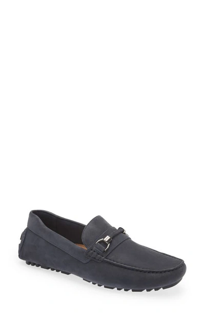 Shop Nordstrom Barrett Braided Bit Driving Shoe In Navy Blazer