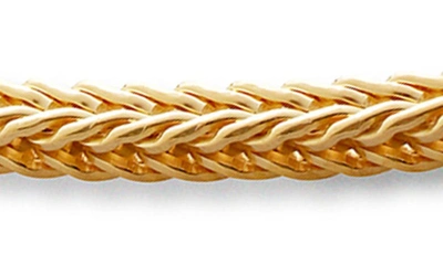 Shop Monica Vinader Juno Chain Necklace In 18ct Gold Vermeil/ Ss