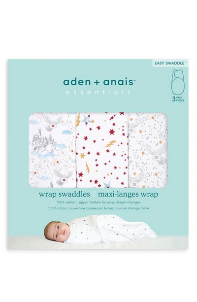 Shop Aden + Anais Aden & Anais Essentials Wrap Swaddle In Harry Potter Grey