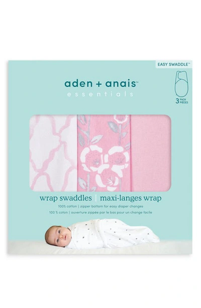Aden + Anais Aden & Anais Essentials Wrap Swaddle In Stencil Pink