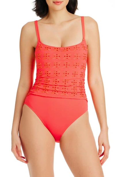 Shop Bleu By Rod Beattie Eyes Wide Open Underwire One-piece Swimsuit In Coral Gables