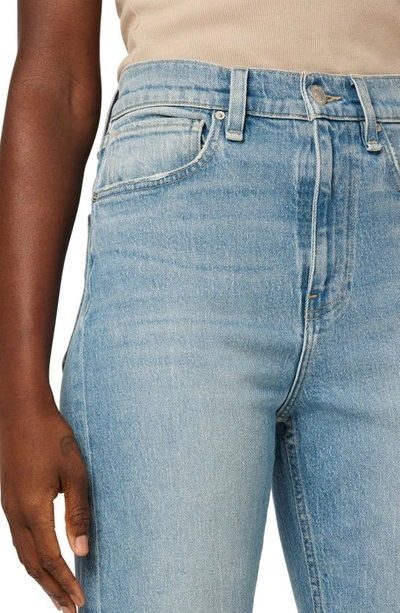 Shop Hudson Jade Ripped High Waist Straight Leg Jeans In Paradise
