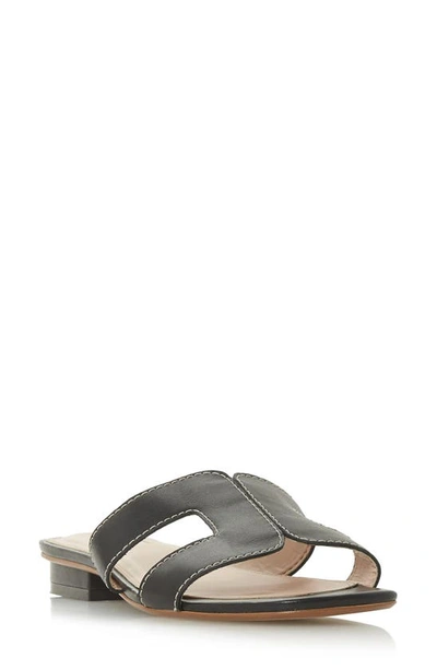 Shop Dune London Loupe Slide Sandal In Black