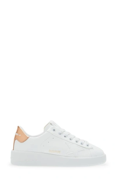 Pure Star Leather Glitter Low-top Sneakers In White