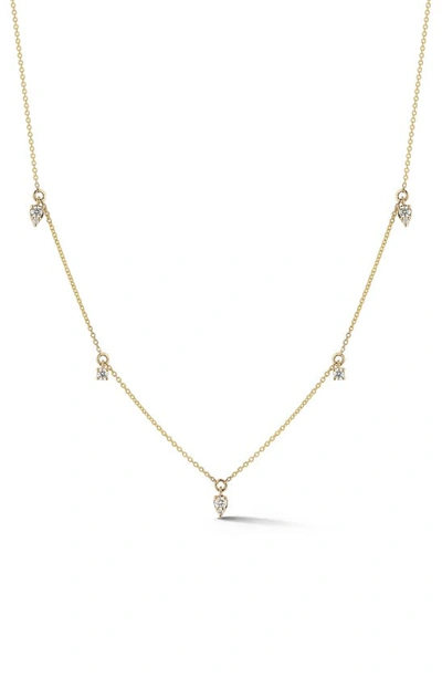 Shop Dana Rebecca Designs Sophia Ryan Diamond Charm Necklace In Yellow Gold