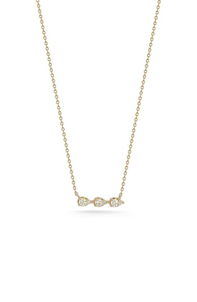 Shop Dana Rebecca Designs Sophia Ryan Teardrop Bar Pendant Necklace In Yellow Gold