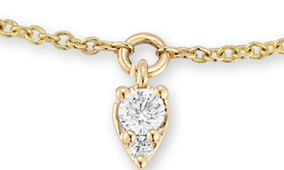 Shop Dana Rebecca Designs Sophia Ryan Teardrop Charm Bracelet In Yellow Gold