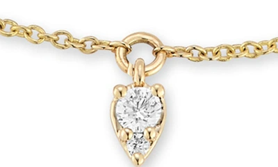 Dana Rebecca Designs Sophia Ryan Teardrop Charm Bracelet In Yellow Gold