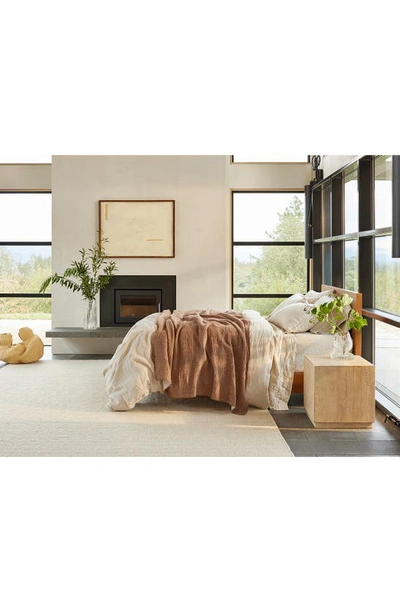 Coyuchi Cozy Organic Cotton Blanket In Sienna