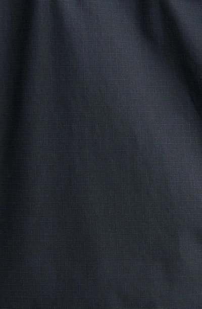 Shop Carhartt Wynton Short Sleeve Cotton Button-up Shirt In Black Amalfi Ston