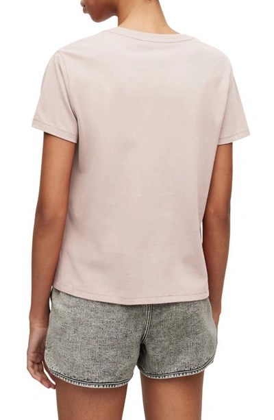 Shop Allsaints Grace T-shirt In Tainted Pink