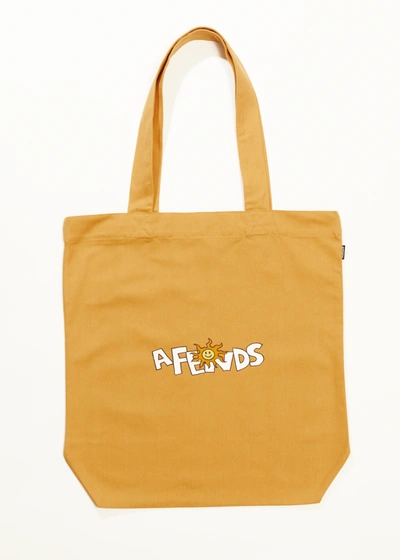 Shop Afends Tote Bag In Yellow