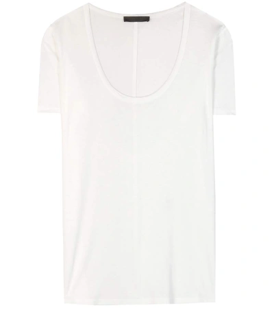 Shop The Row Stilton Jersey T-shirt In White
