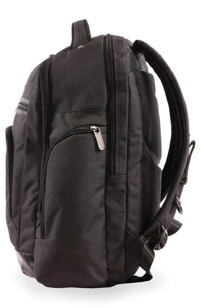 Original Penguin Fletcher Backpack In Black Crosshatch