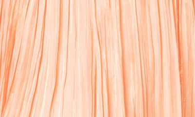 Shop Dress The Population Danae Crinkle A-line Gown In Peach
