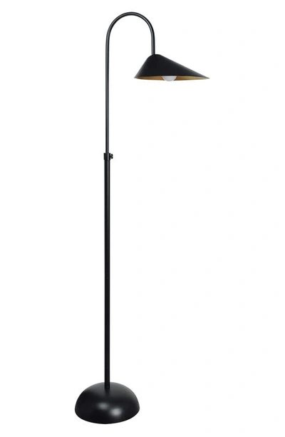 Shop Renwil Forte Led Floor Lamp In Matte Black