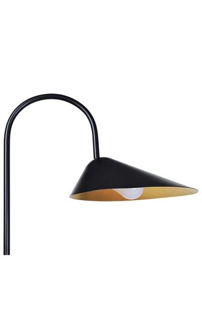 Renwil Forte Led Floor Lamp In Matte Black