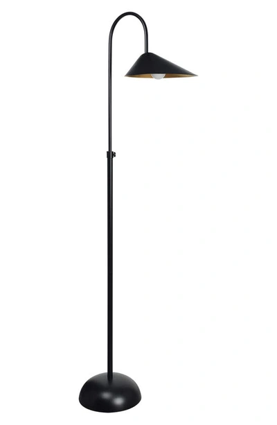 Renwil Forte Led Floor Lamp In Matte Black