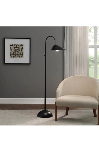 Renwil Forte Led Floor Lamp In Matte Black
