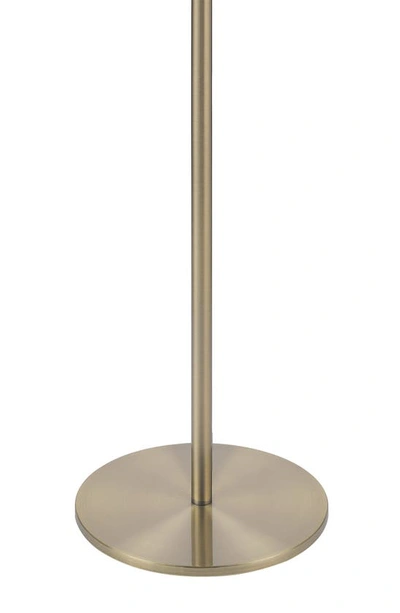 Renwil Asya Floor Lamp In Antique Brushed Brass