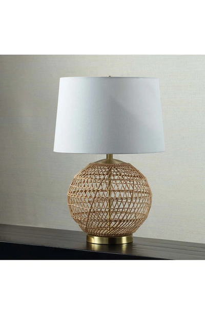 Renwil Jinani Round Table Lamp In Natural