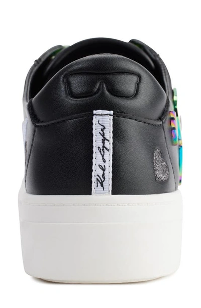 Shop Karl Lagerfeld Cate Platform Sneaker In Black