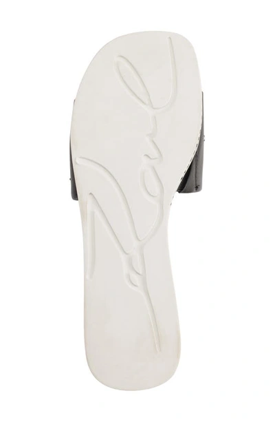 Karl Lagerfeld Jeslyn Cate Pins Embellished Slide Sandal In Black