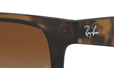 Shop Ray Ban Justin 54mm Polarized Sunglasses In Matte Havana