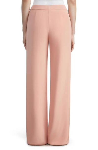 Shop Lafayette 148 Sullivan Silk Stretch Crepe De Chine Pants In Coral Haze