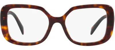 Prada Pr 10zv 2au1o1 51mm Womens Square Eyeglasses 51mm In Grey