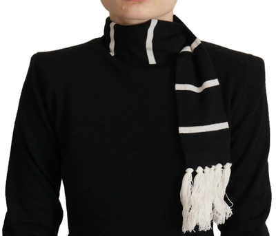 Shop Dolce & Gabbana Black Cashmere Turtleneck Pullover Women's Sweater