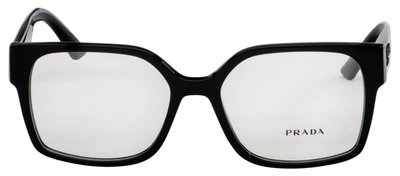 Shop Prada Pr 10wv 1ab1o1 54mm Womens Rectangle Eyeglasses 54mm In Black