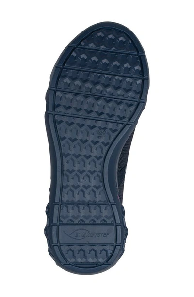 Ara Jennifer Energystep Sneaker In Dark Blue Mesh/ Suede