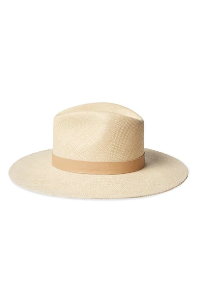 Shop Brixton Harper Straw Hat In Catalina Sand