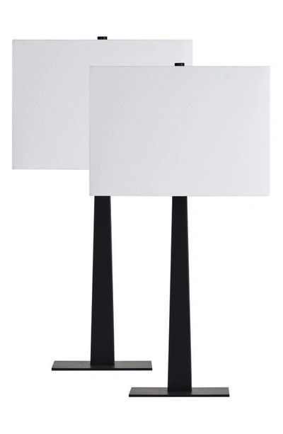 Shop Renwil Candace Set Of 2 Table Lamps In Matte Black