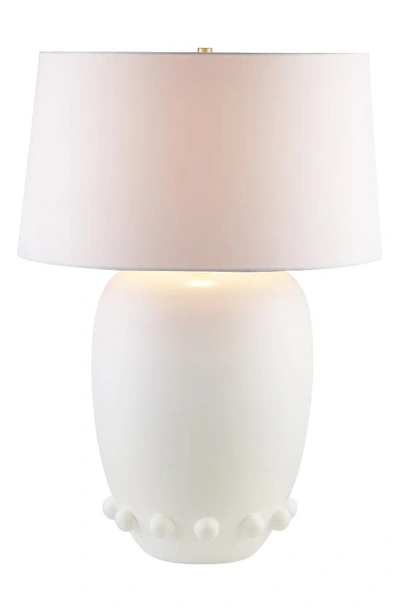 Renwil Trivor Table Lamp In Matte Off-white