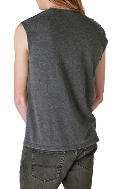 Shop Lucky Brand Budweiser Eagle Graphic Muscle Tank In Jet Black