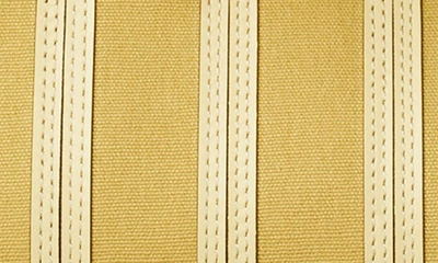 Tory Burch Lee Radziwill Canvas Panel Handbag In Cornbread