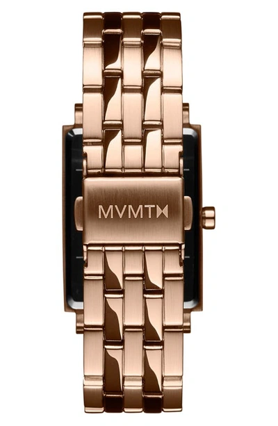 Shop Mvmt Watches Signature Square Bracelet Watch, 24mm In Purple