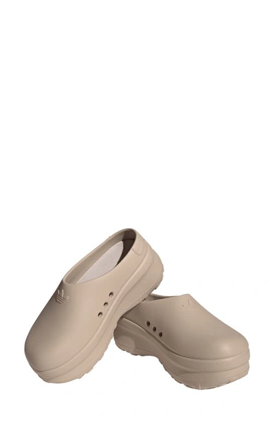 Adidas Originals Taupe Adifom Stan Smith Slip-on Loafers In Taupe/ Wonder Taupe/ Black