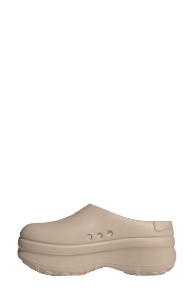 Adidas Originals Taupe Adifom Stan Smith Slip-on Loafers In Taupe/ Wonder Taupe/ Black