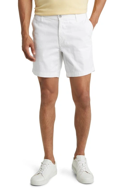 Shop Ag Cipher 7-inch Chino Shorts In White