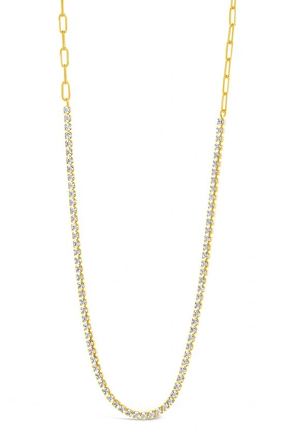 Sterling Forever Dani Chain Necklace In Gold