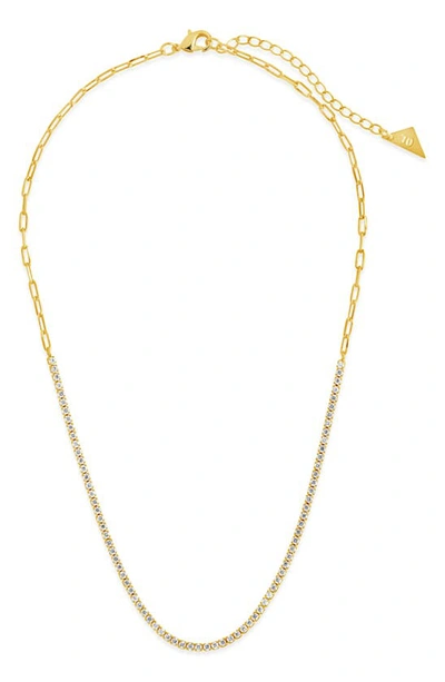 Sterling Forever Dani Chain Necklace In Gold
