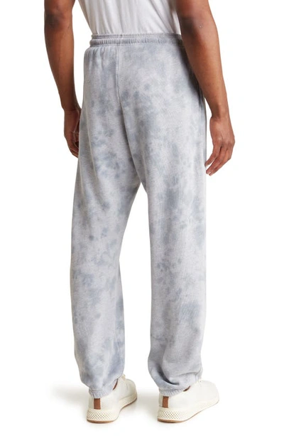 Shop Bella+canvas Tie Dye Cotton Blend Joggers In Athletic Heather/ Rook Tie Dye