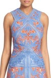TORY BURCH 'Evie' Sleeveless Lace Top