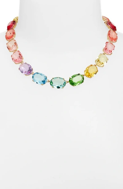 Shop Roxanne Assoulin Simply Rose Collar Necklace In Pink Multi