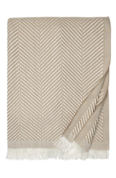 Shop Sferra Costa Cotton Throw In Fog