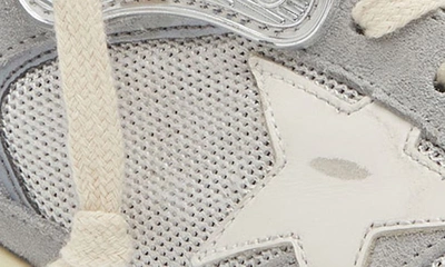 Shop Golden Goose Dad-star Sneaker In Grey/ White