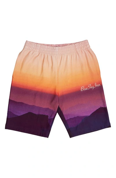 Shop Blue Sky Inn Sunset Logo Cotton Sweat Shorts
